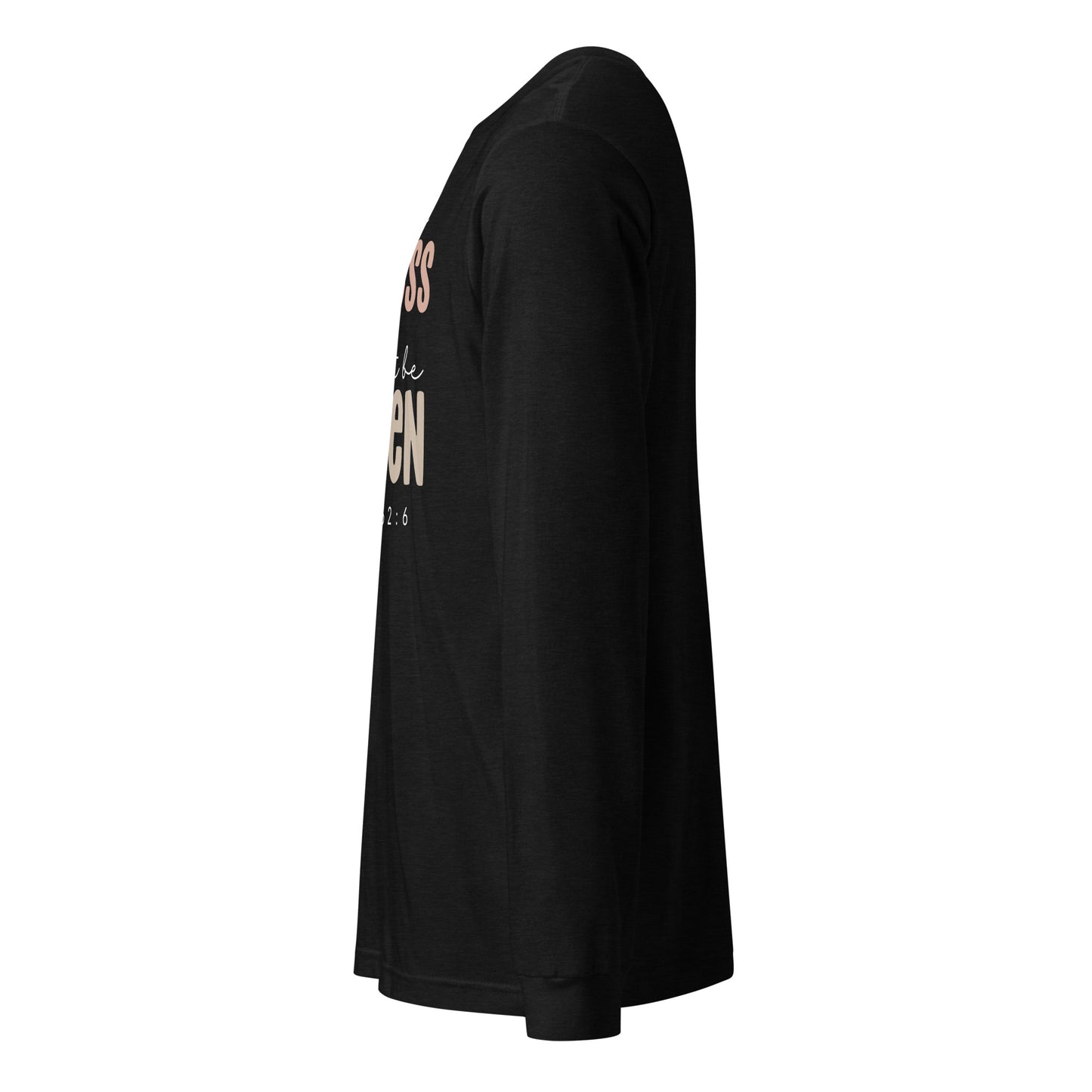 He is My Fortress I will Not Be Shaken Women's Long Sleeve Tee