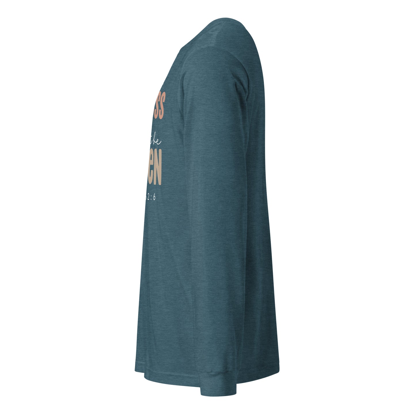 He is My Fortress I will Not Be Shaken Women's Long Sleeve Tee