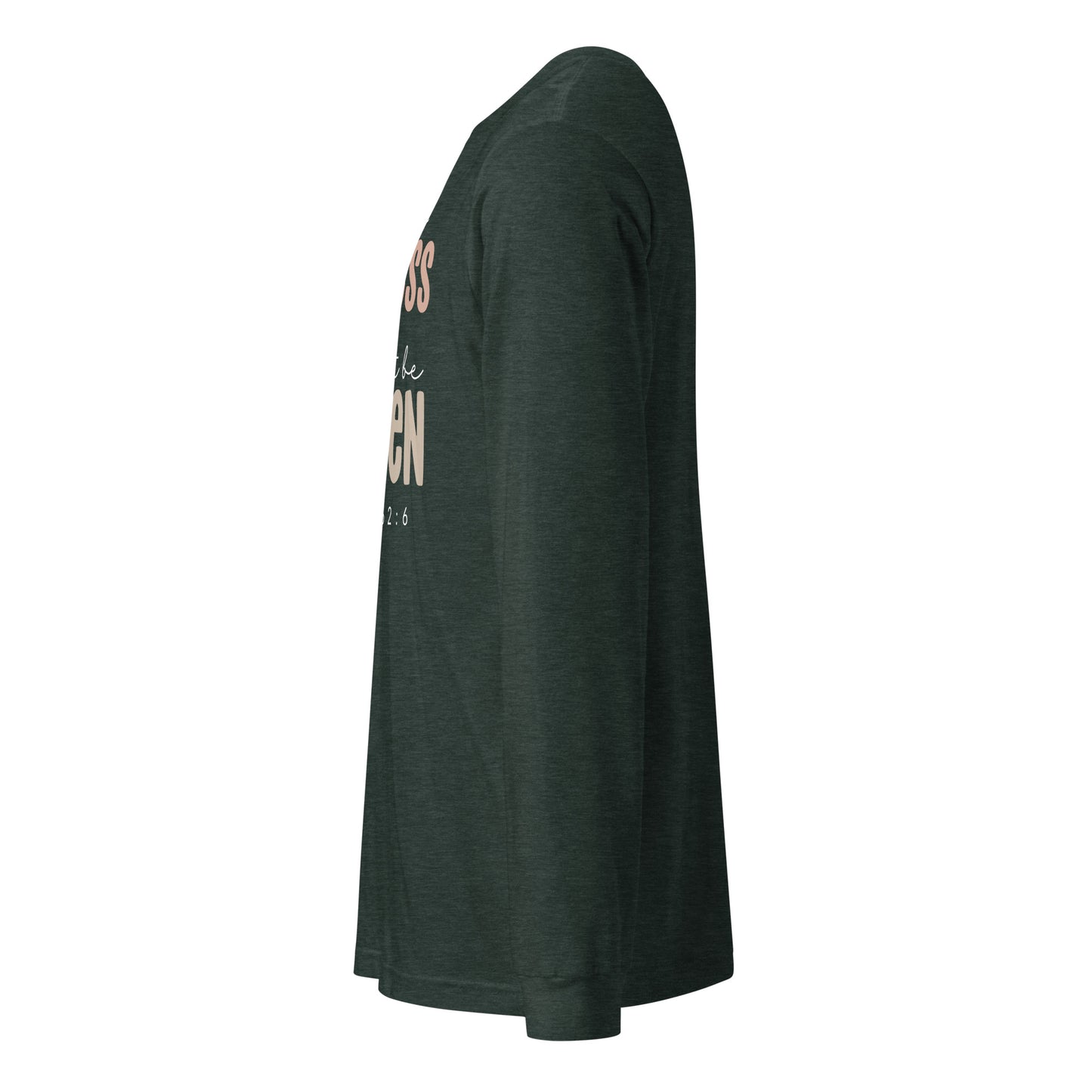 He is My Fortress I will Not Be Shaken Women's Long Sleeve Tee