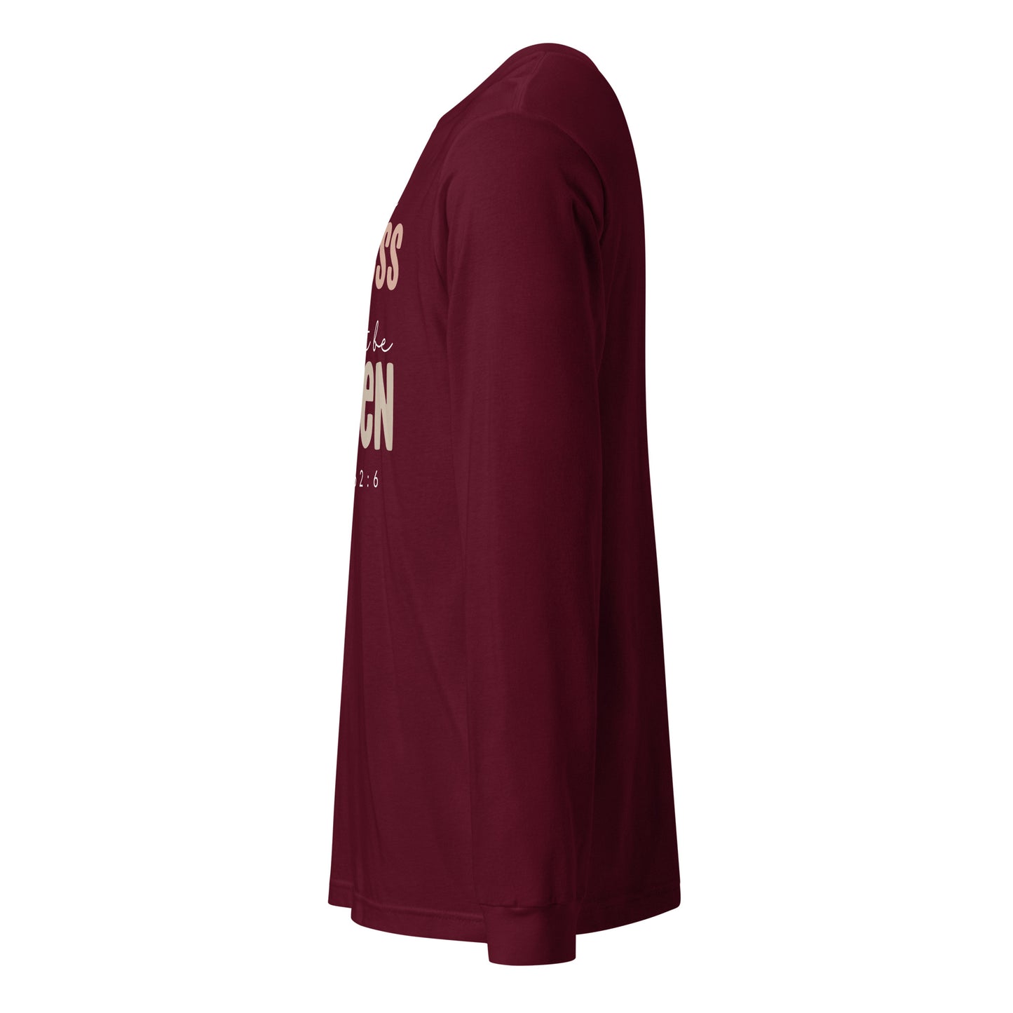 He is My Fortress I will Not Be Shaken Women's Long Sleeve Tee