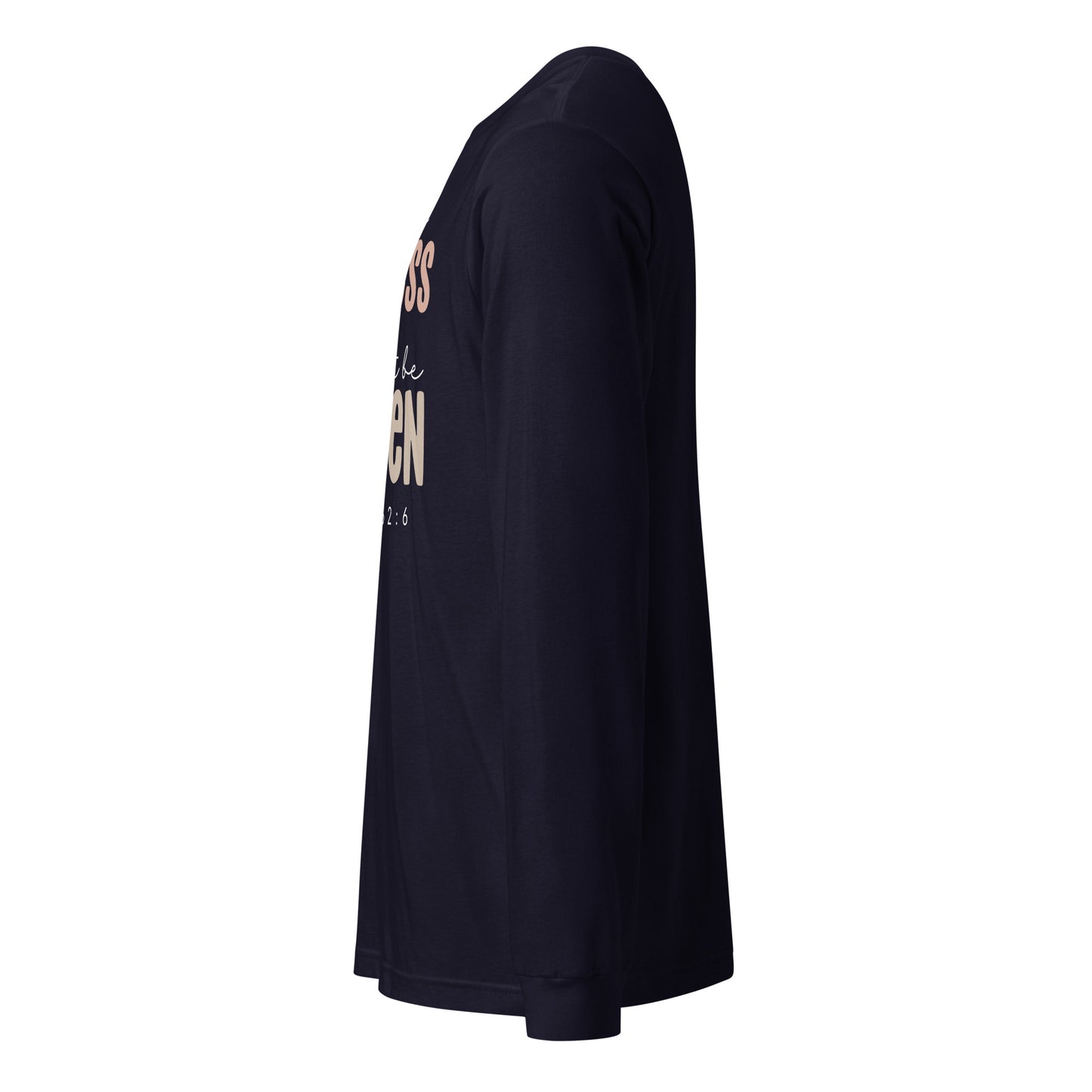He is My Fortress I will Not Be Shaken Women's Long Sleeve Tee