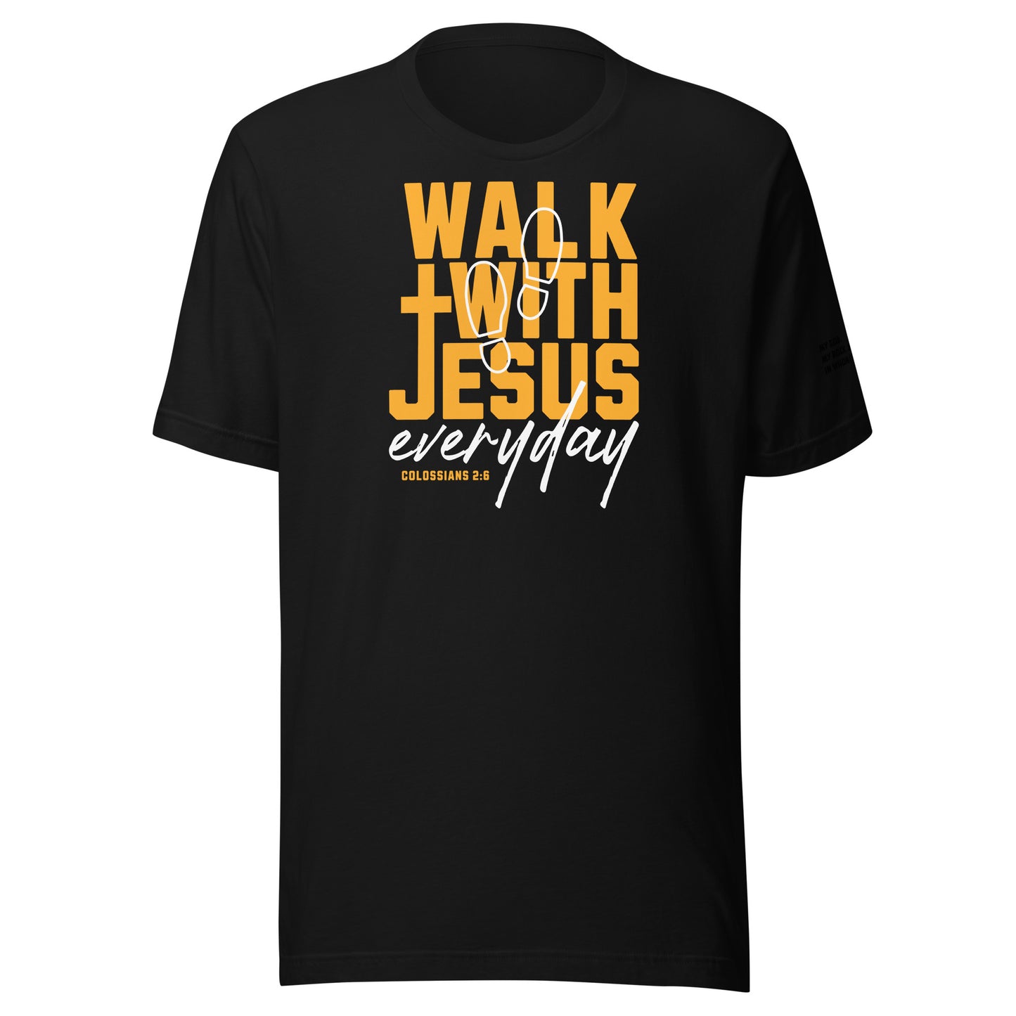 Walk with Jesus Everyday (W) Men's T-shirt