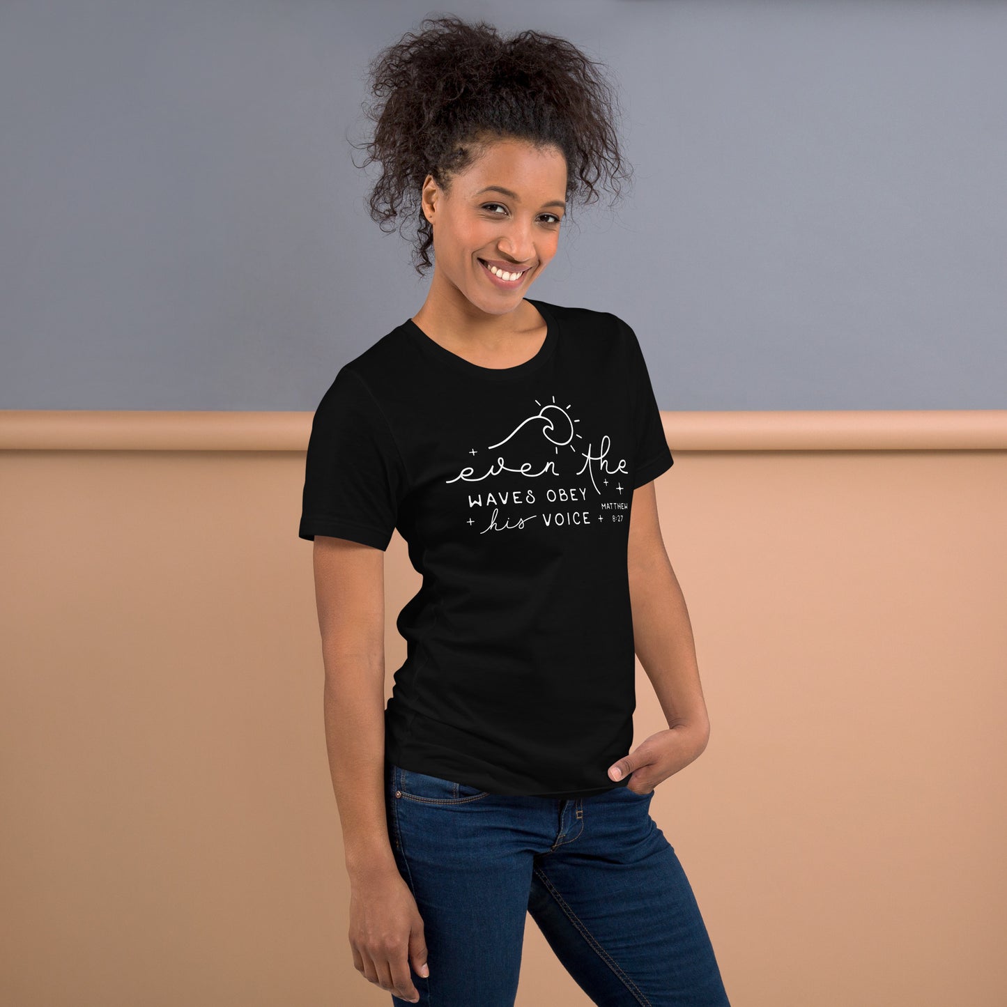 Even the Waves Obey His Voice Women's T-Shirt