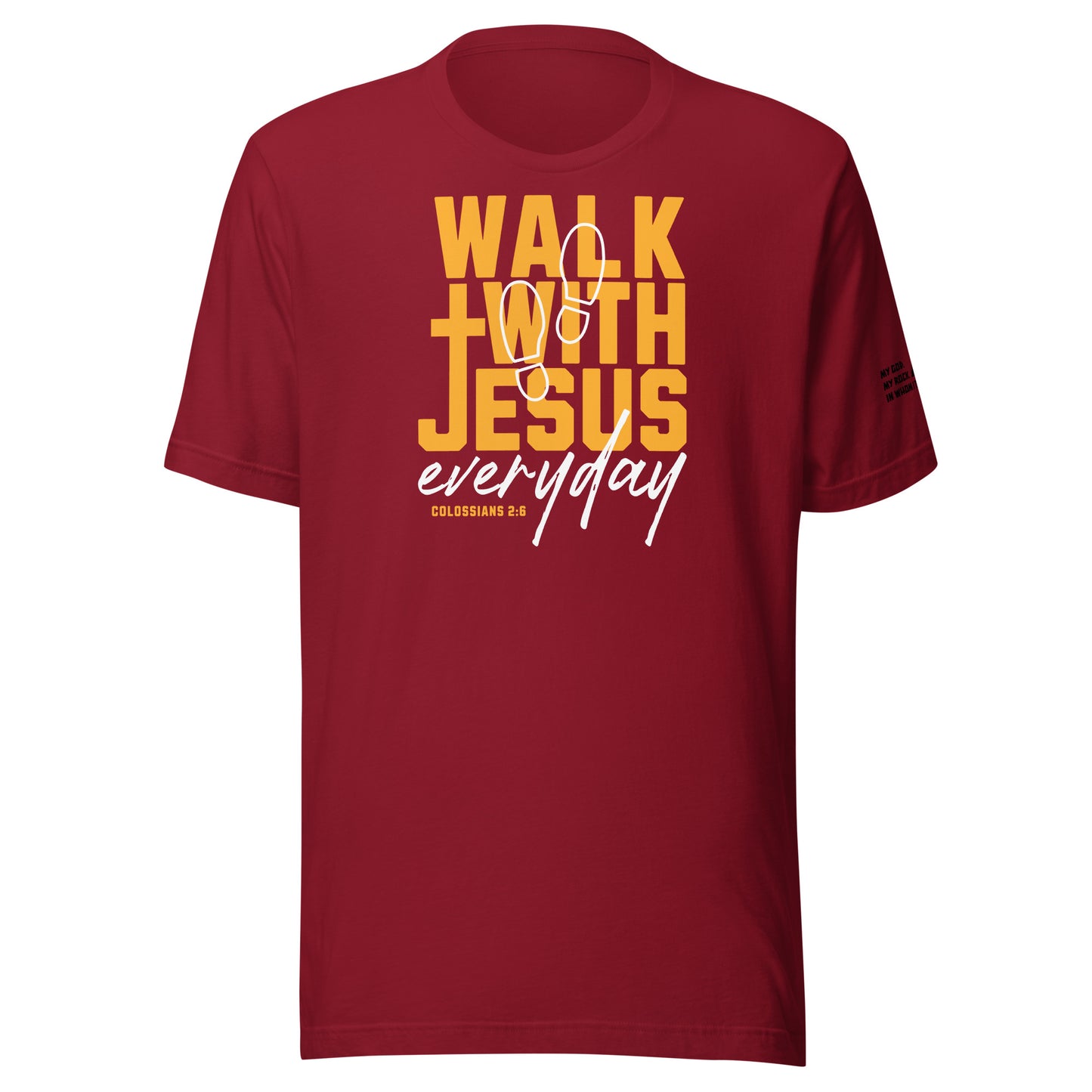 Walk with Jesus Everyday (W) Men's T-shirt