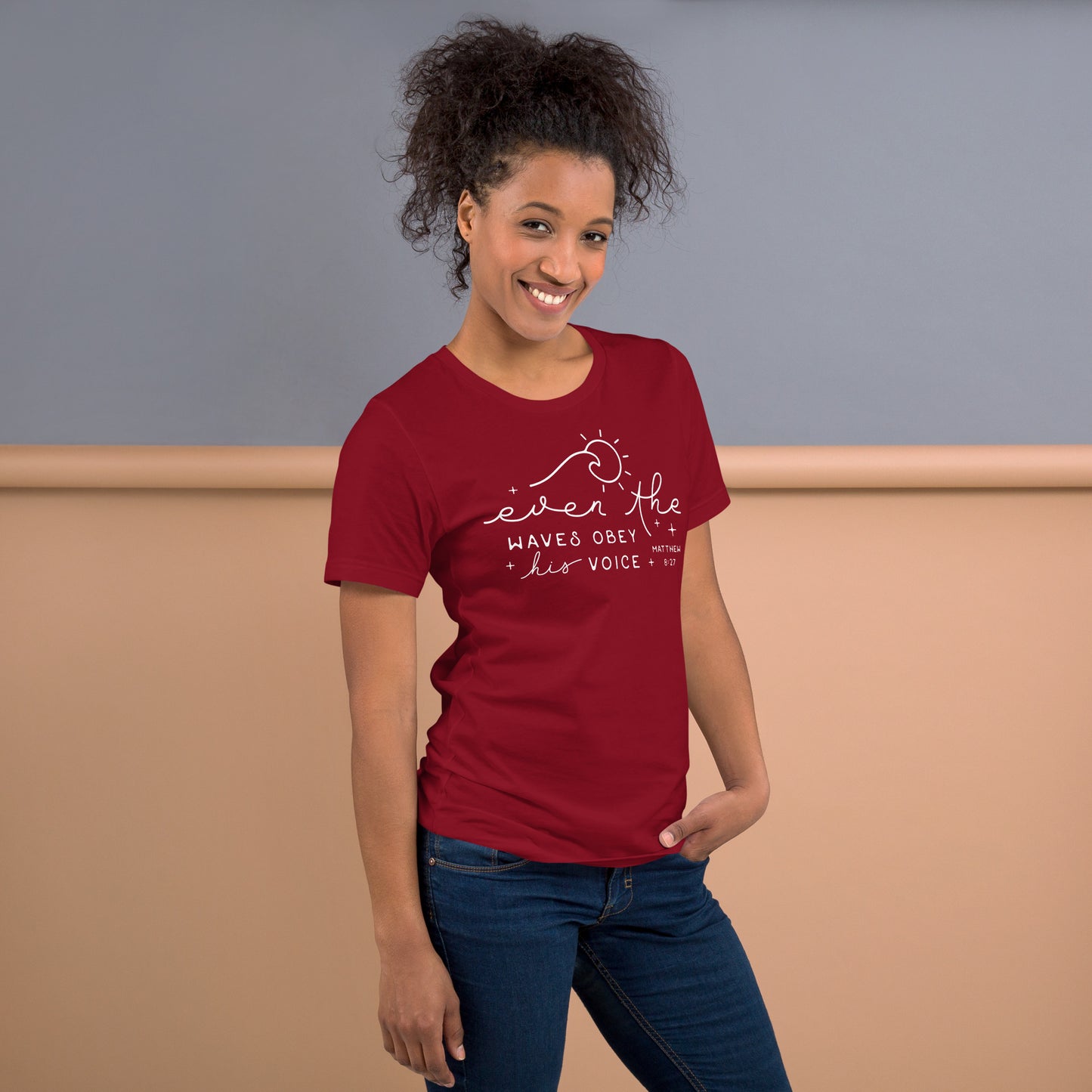 Even the Waves Obey His Voice Women's T-Shirt