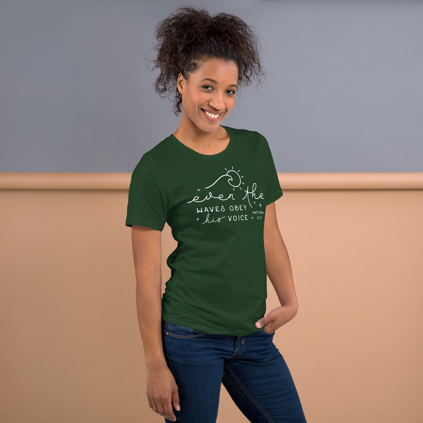 Even the Waves Obey His Voice Women's T-Shirt