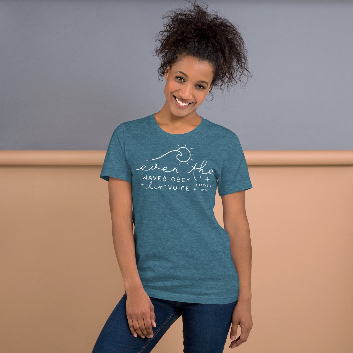 Even the Waves Obey His Voice Women's T-Shirt