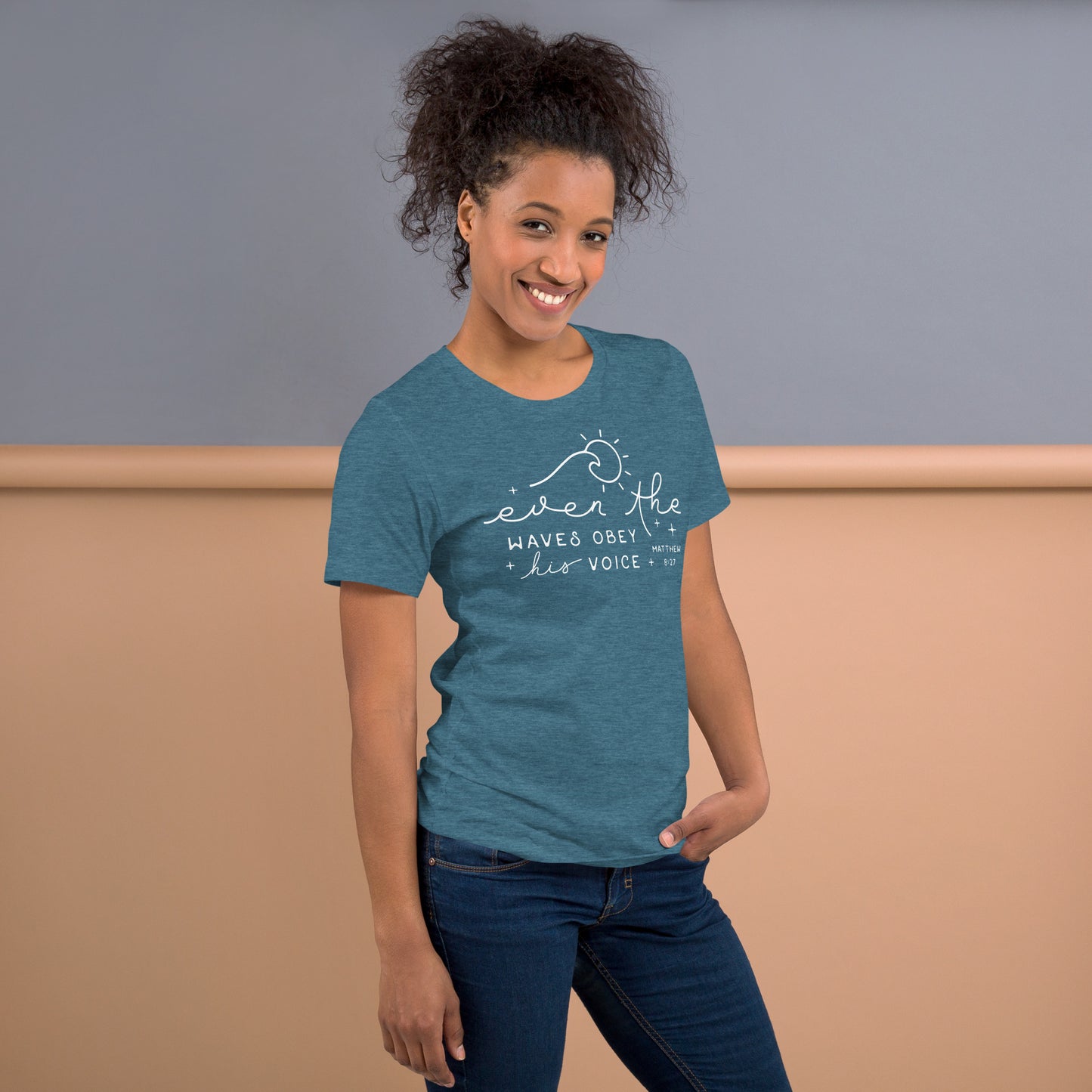 Even the Waves Obey His Voice Women's T-Shirt