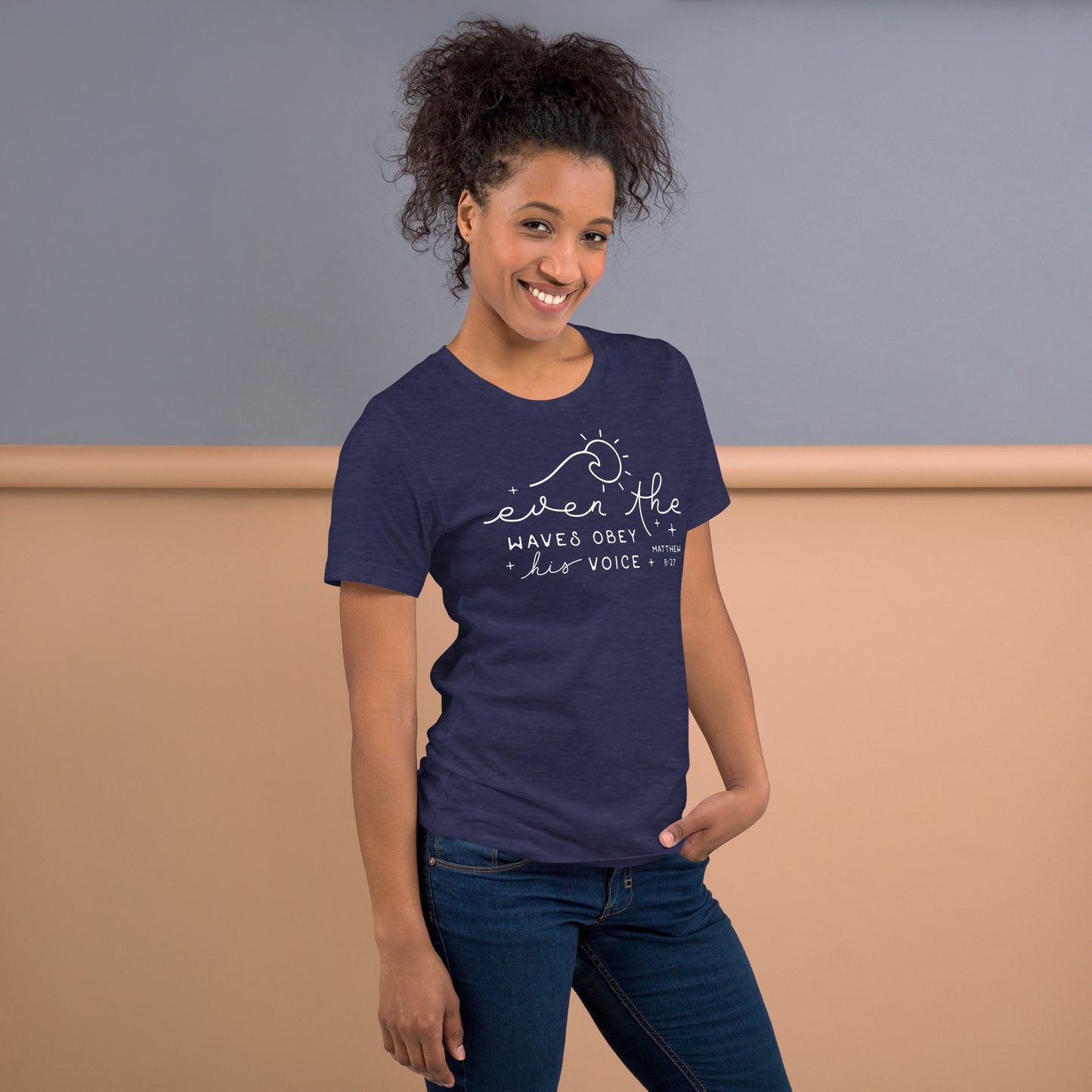 Even the Waves Obey His Voice Women's T-Shirt