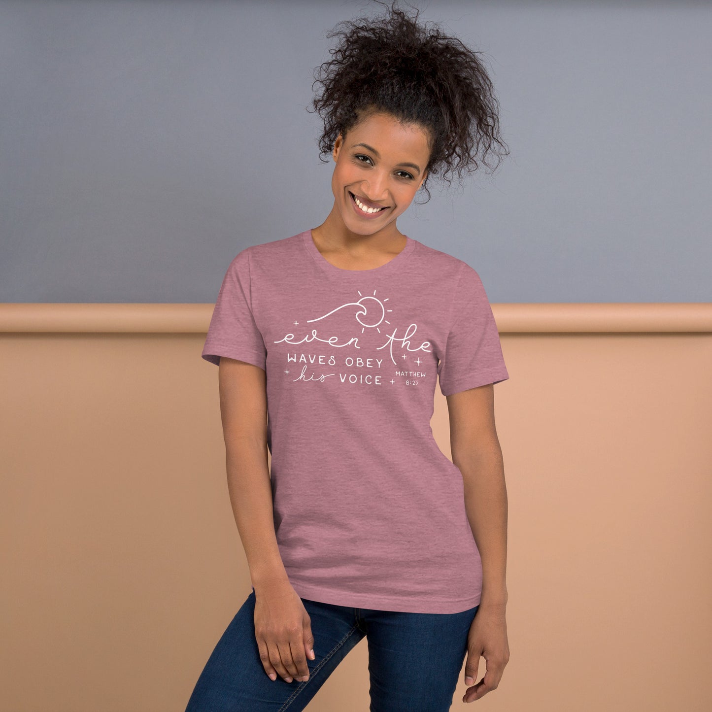 Even the Waves Obey His Voice Women's T-Shirt