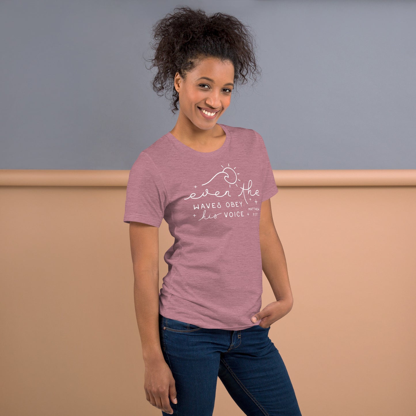 Even the Waves Obey His Voice Women's T-Shirt