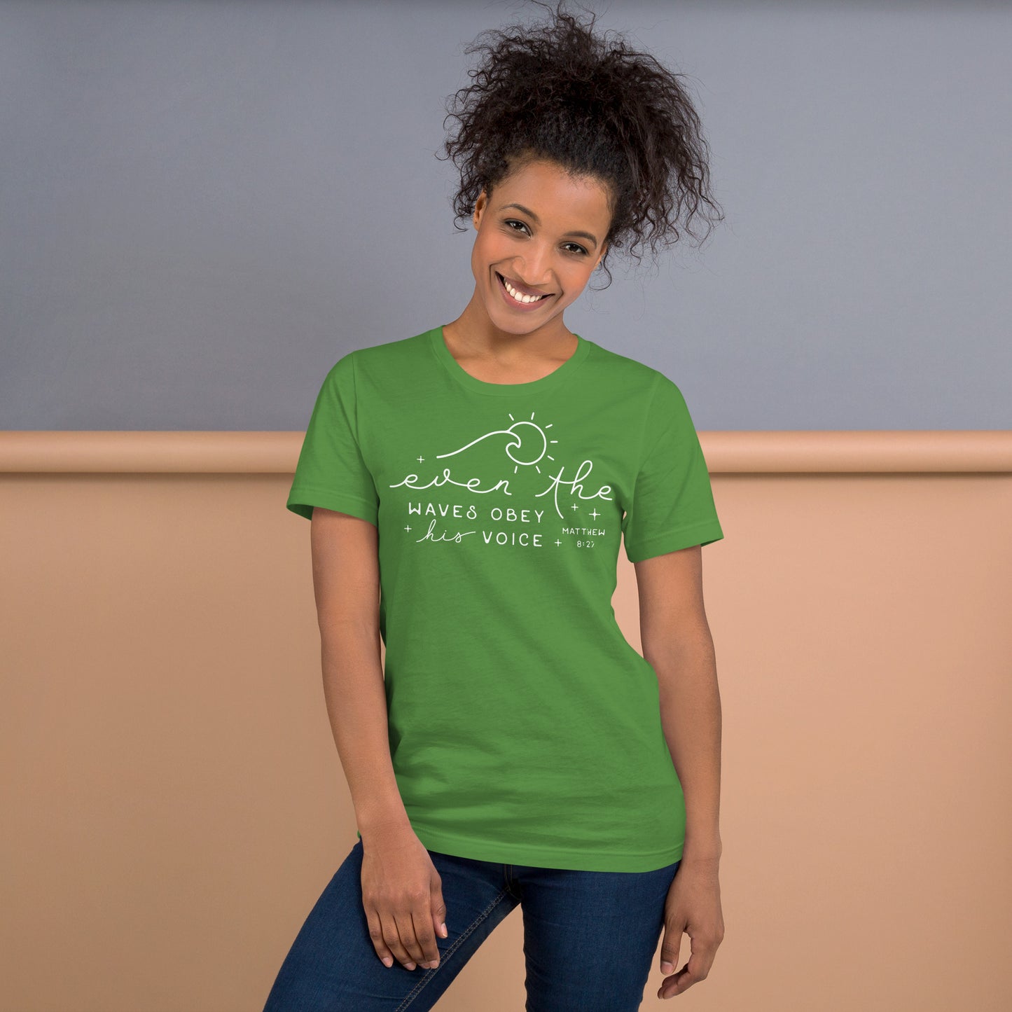 Even the Waves Obey His Voice Women's T-Shirt