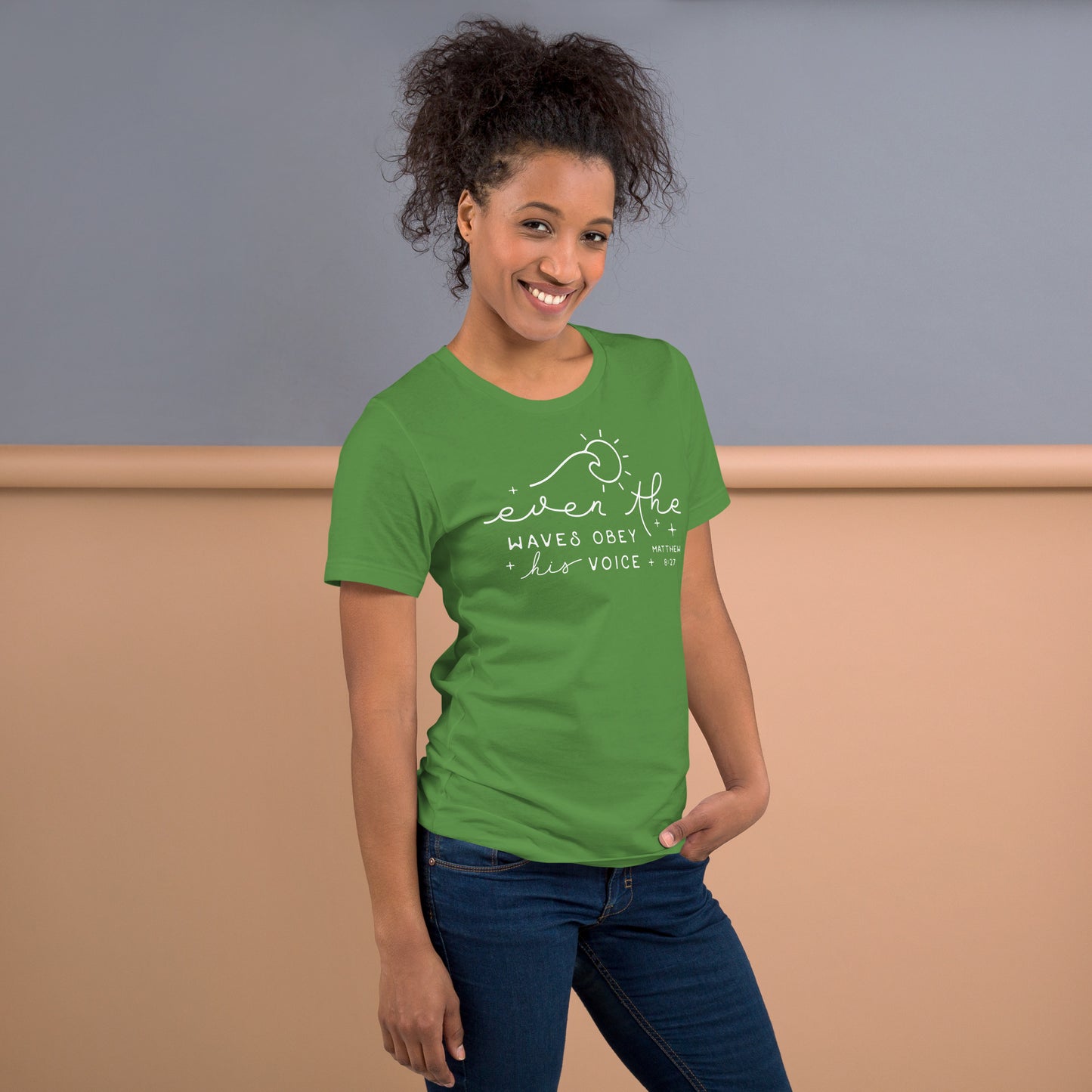 Even the Waves Obey His Voice Women's T-Shirt