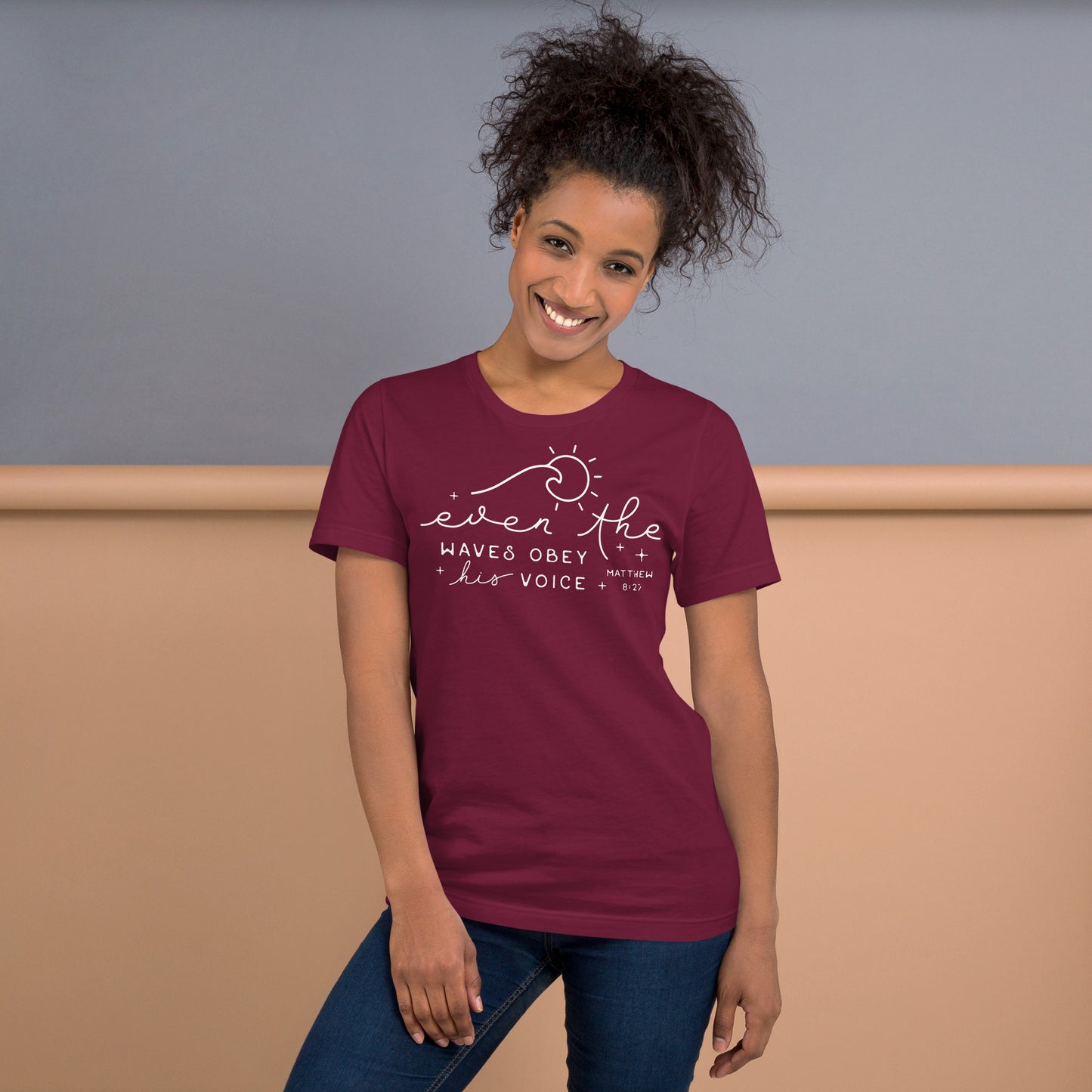 Even the Waves Obey His Voice Women's T-Shirt