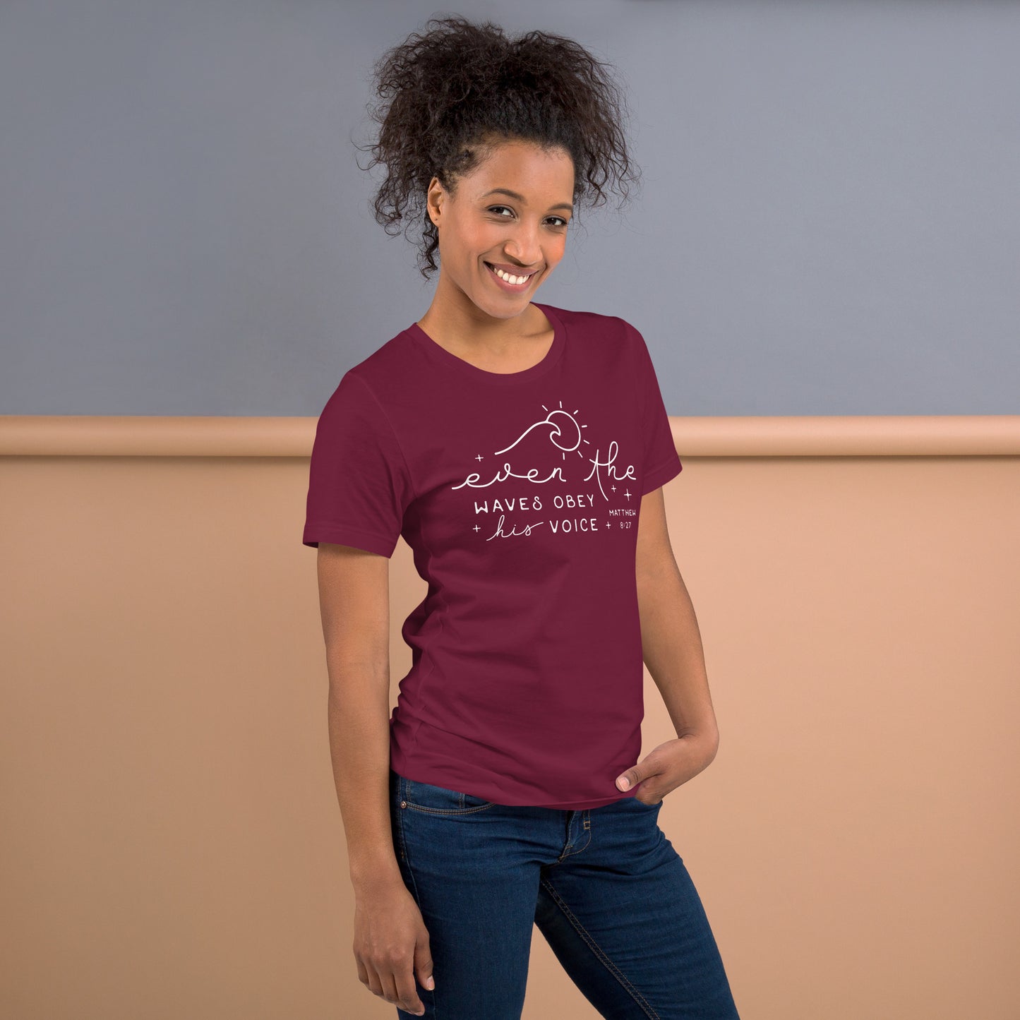 Even the Waves Obey His Voice Women's T-Shirt