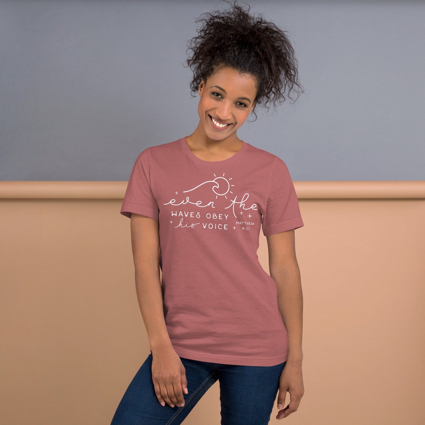 Even the Waves Obey His Voice Women's T-Shirt