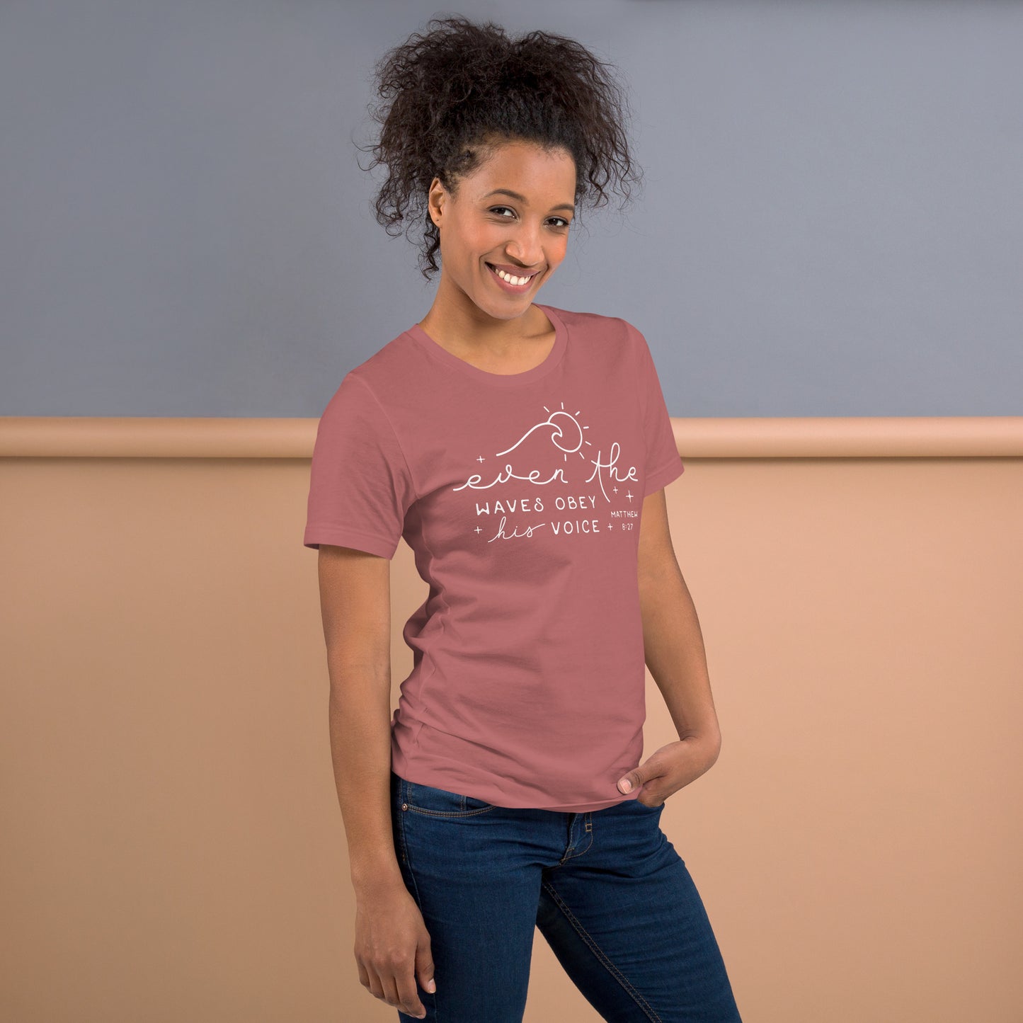 Even the Waves Obey His Voice Women's T-Shirt