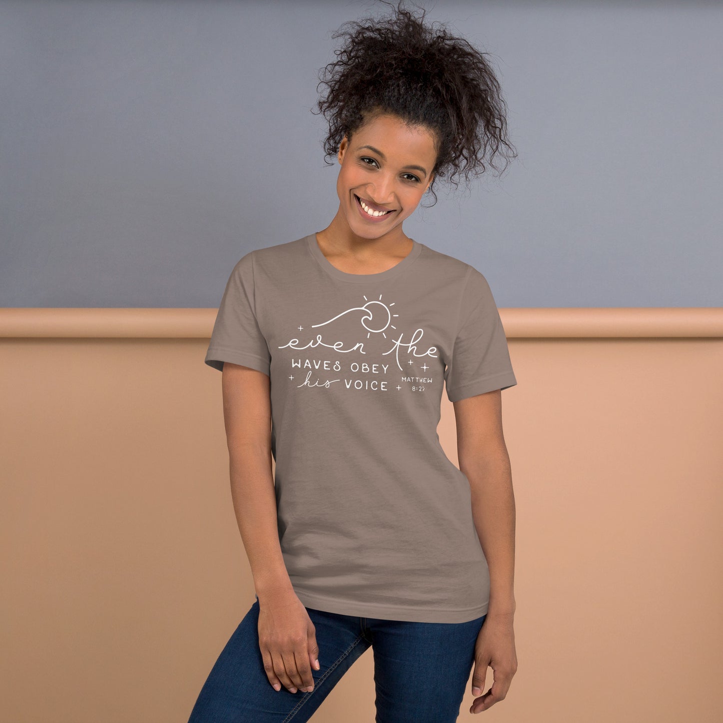 Even the Waves Obey His Voice Women's T-Shirt
