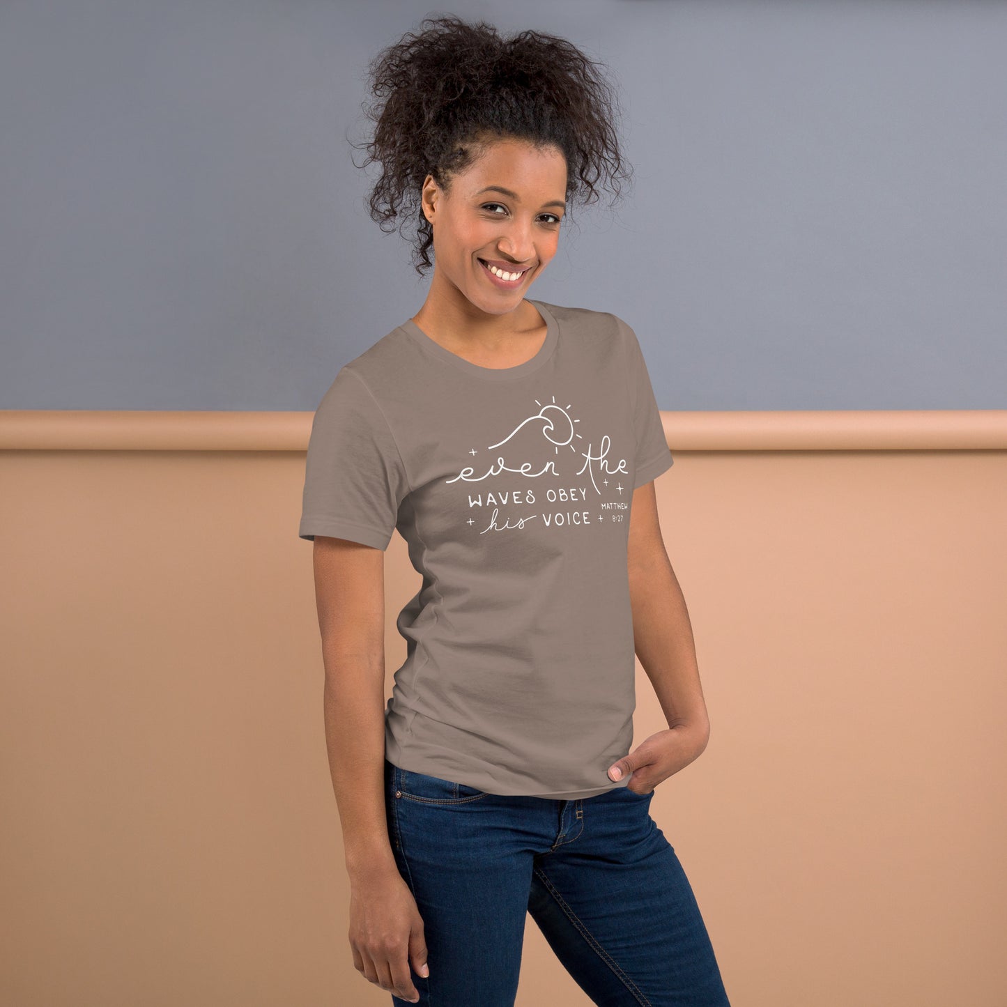 Even the Waves Obey His Voice Women's T-Shirt