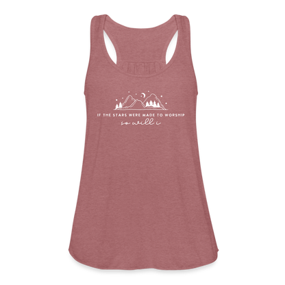 If the Stars Were Made to Worship So Will I Women's Tank - mauve