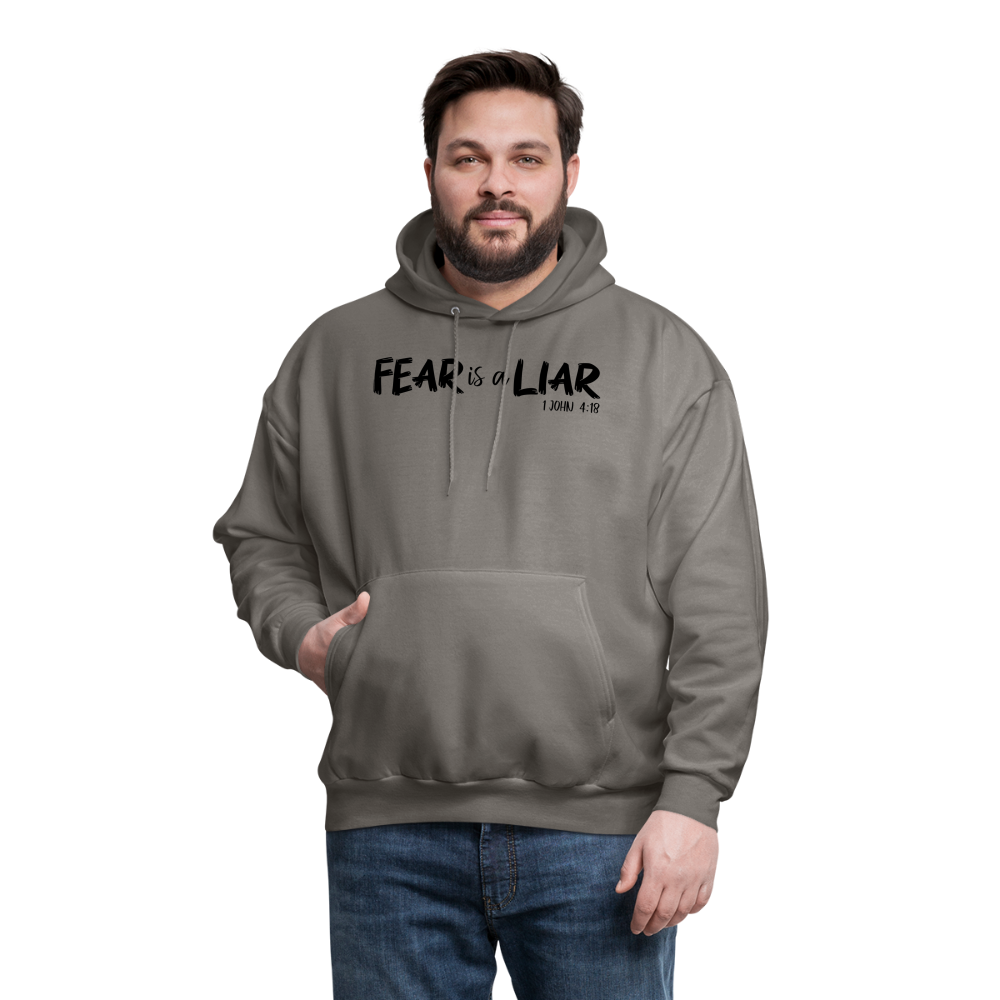 Fear is a Liar Men's Hoodie - asphalt gray