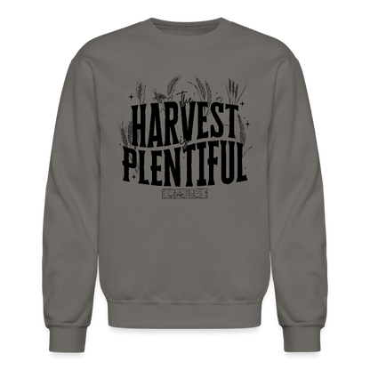 The Harvest is Plentiful Men's Sweater - asphalt gray