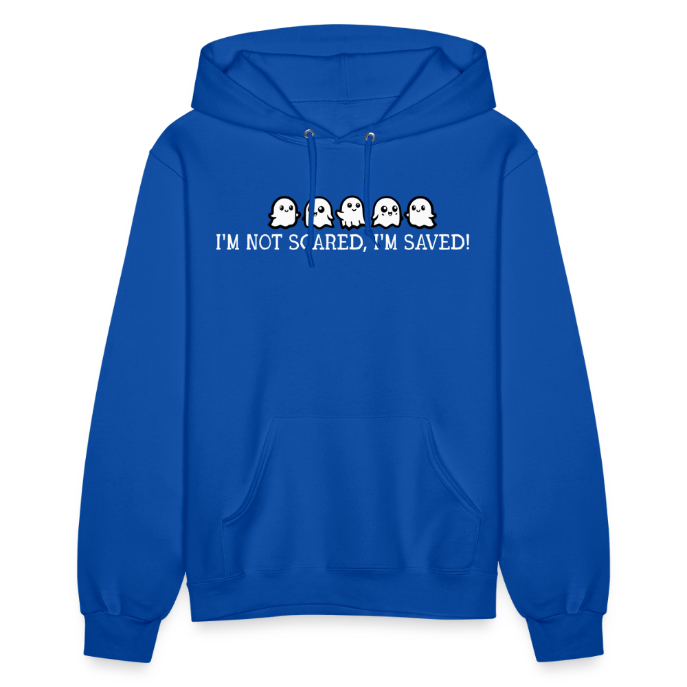 I'm Not Scared I'm Saved (W) Women's Hoodie - royal blue