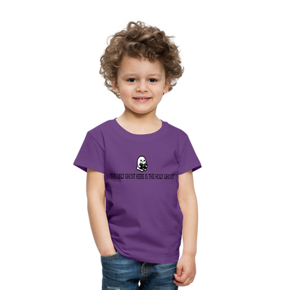 The Only Ghost Here is the Holy Ghost (Bible) Toddler T-Shirt - purple