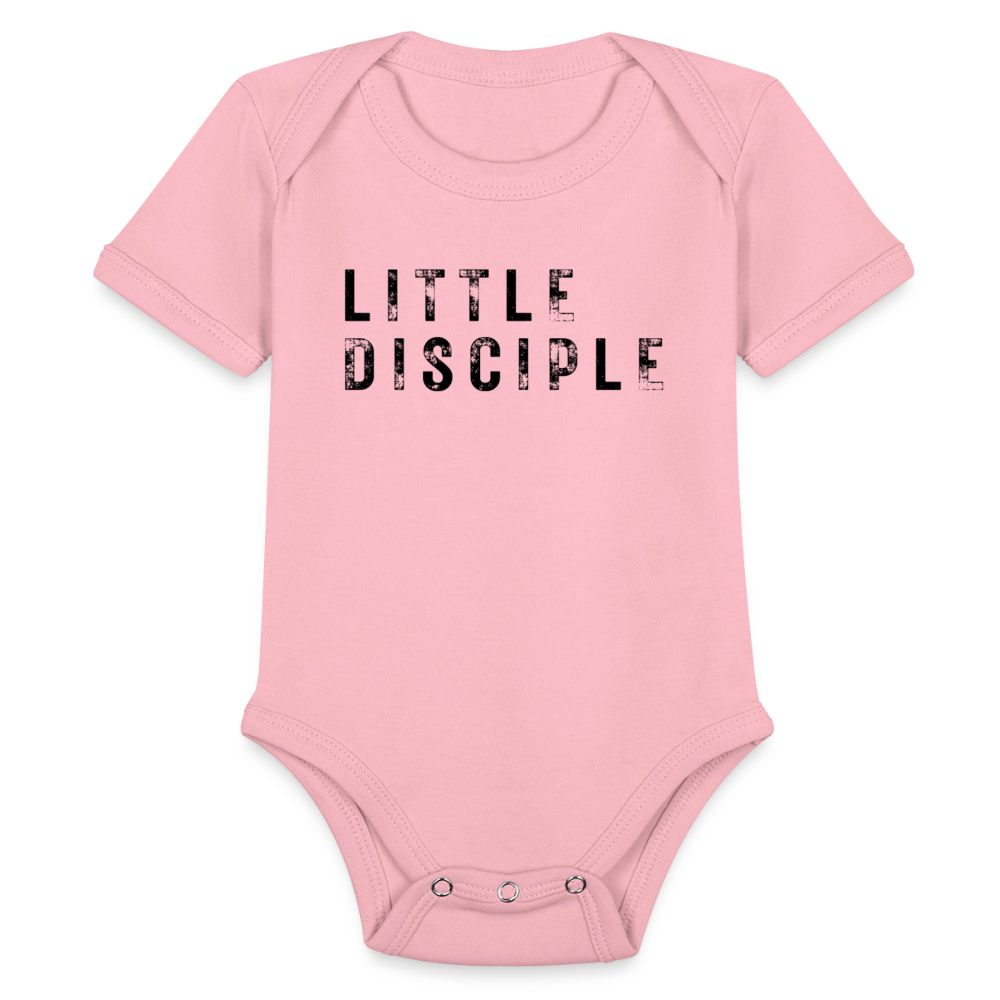 Little Disciple Baby Onesie Bodysuit - light pink