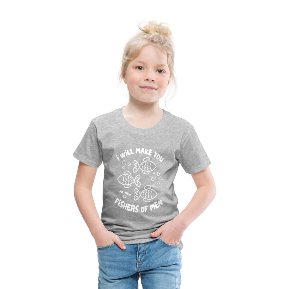 I Will Make You Fishers of Men (W) Toddler T-Shirt - heather gray