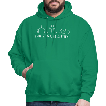 True Story He is Risen (W) Men's Sweater - kelly green