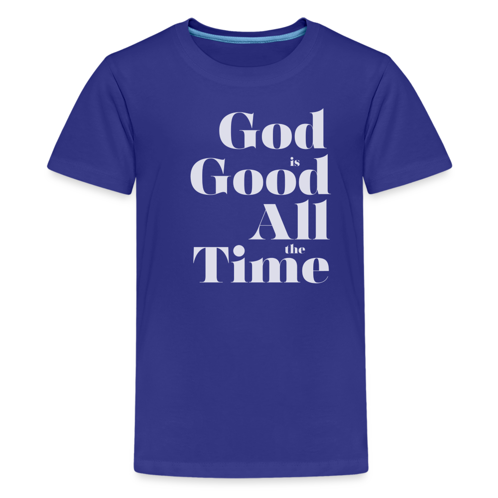 God is Good Kids' Premium T-Shirt - royal blue