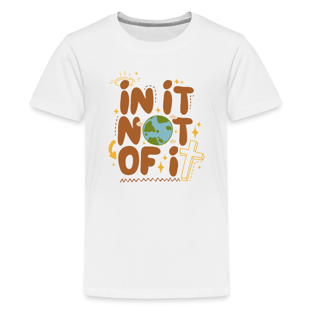 In It Not of It Baby Kid's T-Shirt - white