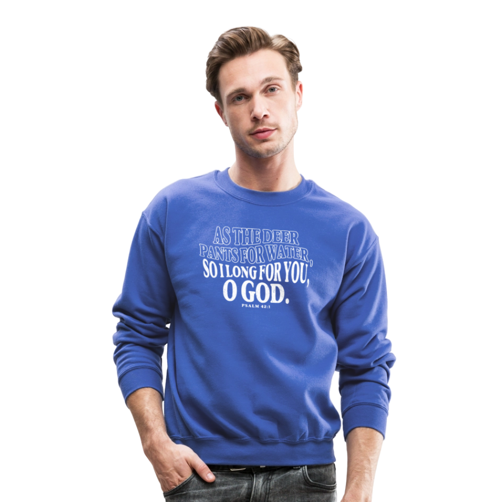 As the Deer Pants for the Water (W) Men's Sweater - royal blue