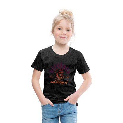 Reformed & Loving It (Color) Reformation Day Toddler T-Shirt - charcoal grey