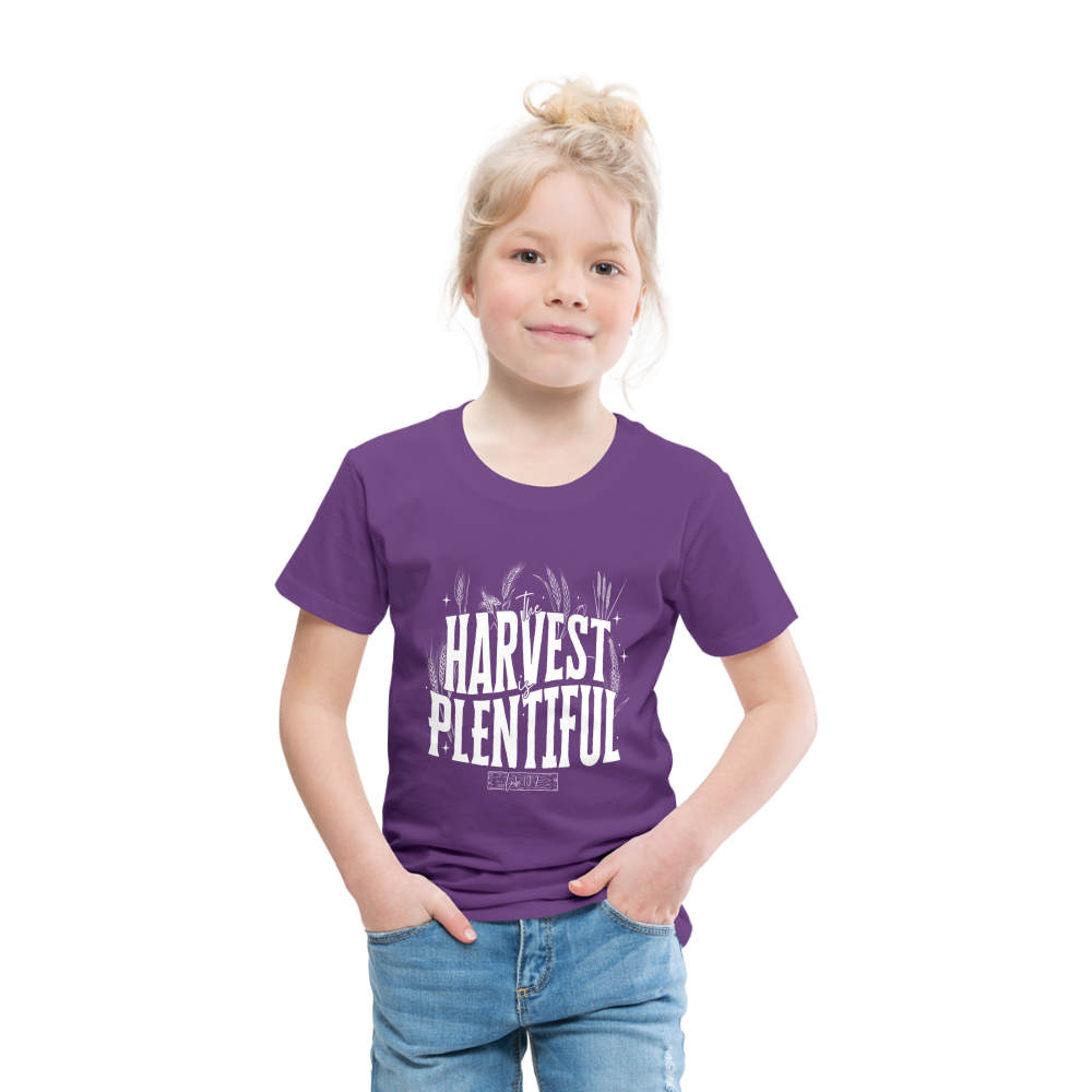 The Harvest is Plentiful (W) Toddler T-Shirt - purple