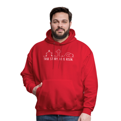 True Story He is Risen (W) Men's Sweater - red