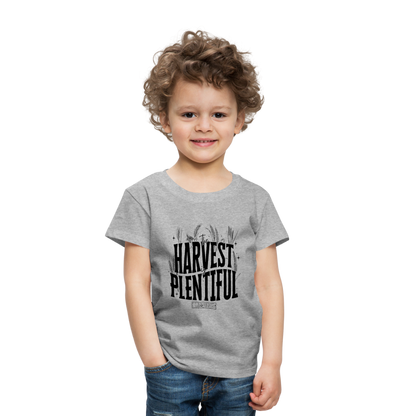 The Harvest is Plentiful Toddler T-Shirt - heather gray