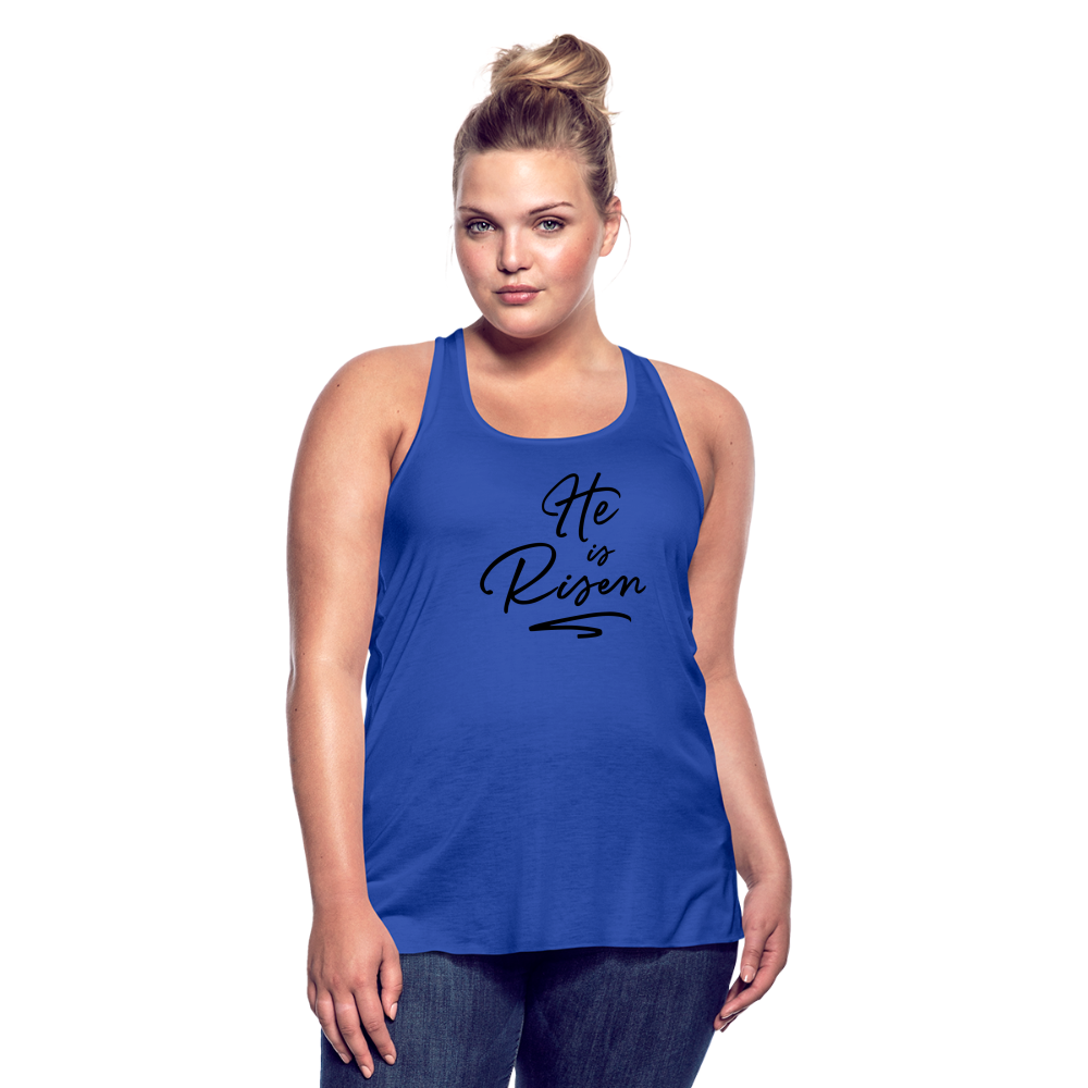 He is Risen Women's Tank - royal blue