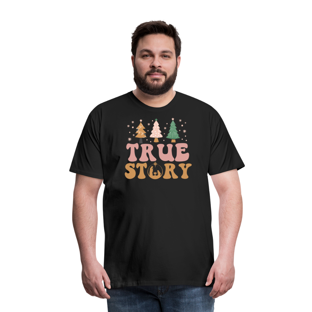 True Story Christmas Family Men's Premium T-Shirt - black