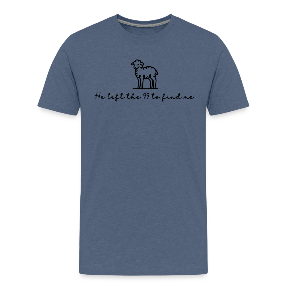 He Left the 99 to Find Me Youth Kids T-Shirt - heather blue