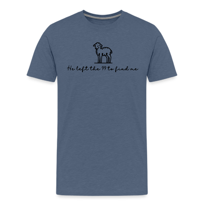 He Left the 99 to Find Me Youth Kids T-Shirt - heather blue