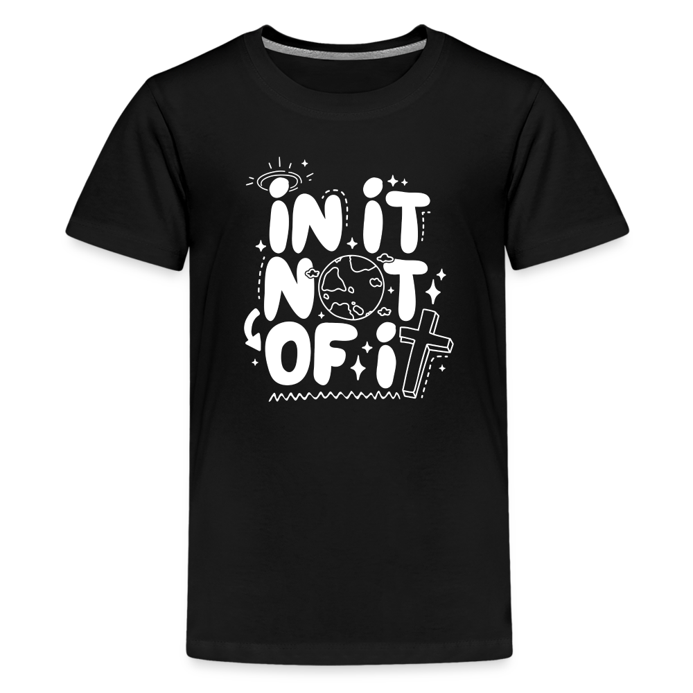 In It Not of It Kid's (W) T-Shirt - black