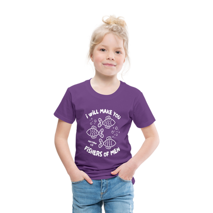 I Will Make You Fishers of Men (W) Toddler T-Shirt - purple