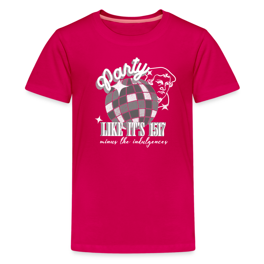 Party Like its 1517 (W) Reformation Day Toddler T-shirt - dark pink