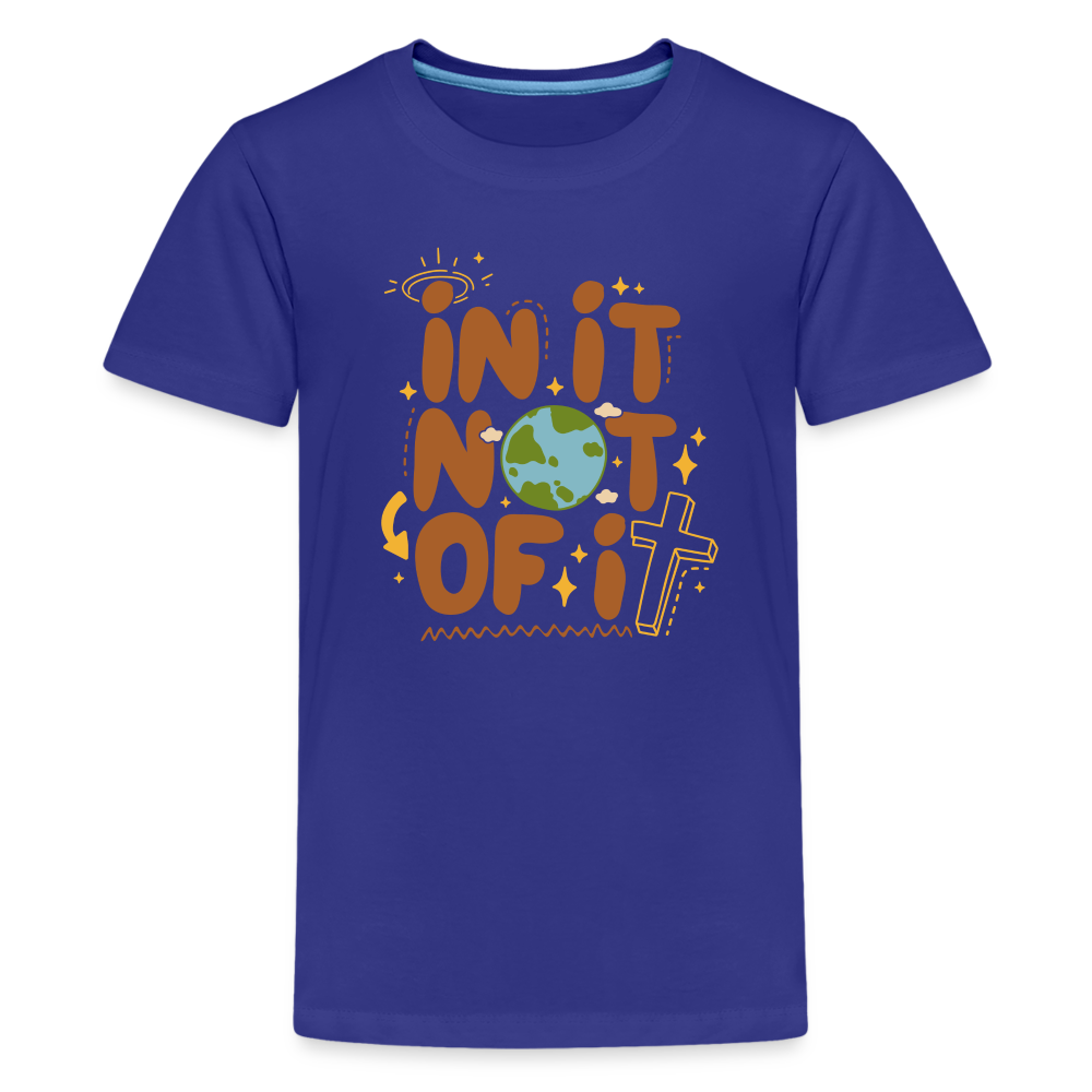 In It Not of It Baby Kid's T-Shirt - royal blue