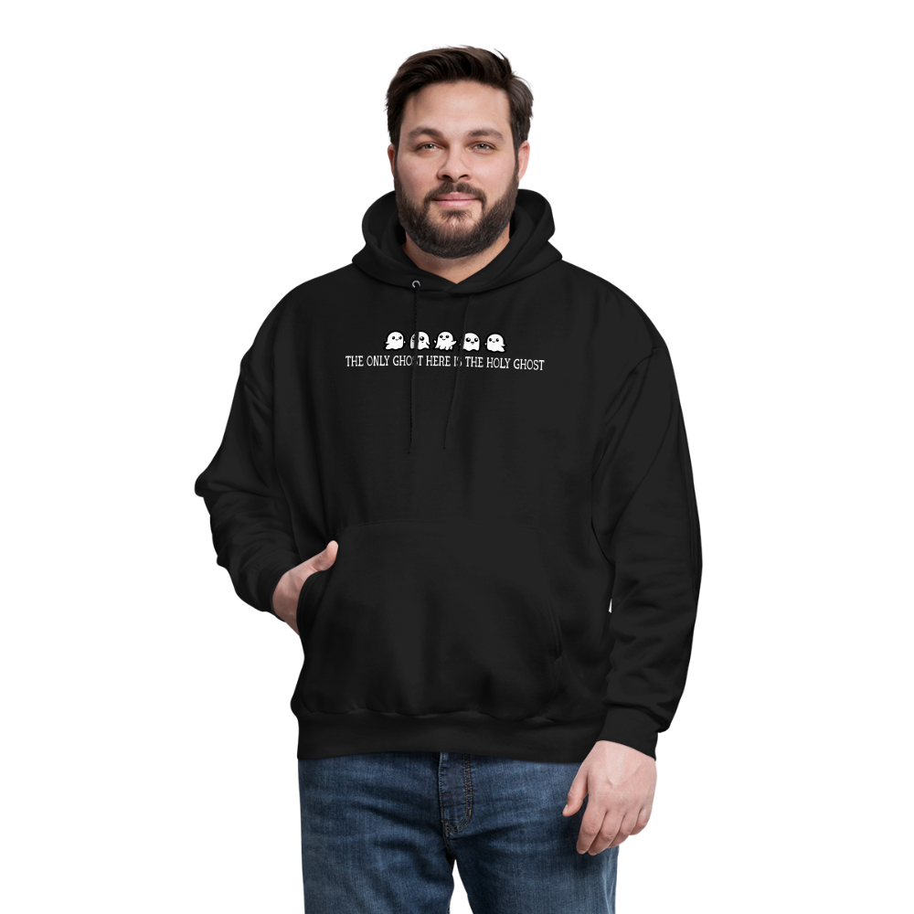 The Only Ghost Here is the Holy Ghost (W) Men's Hoodie - black