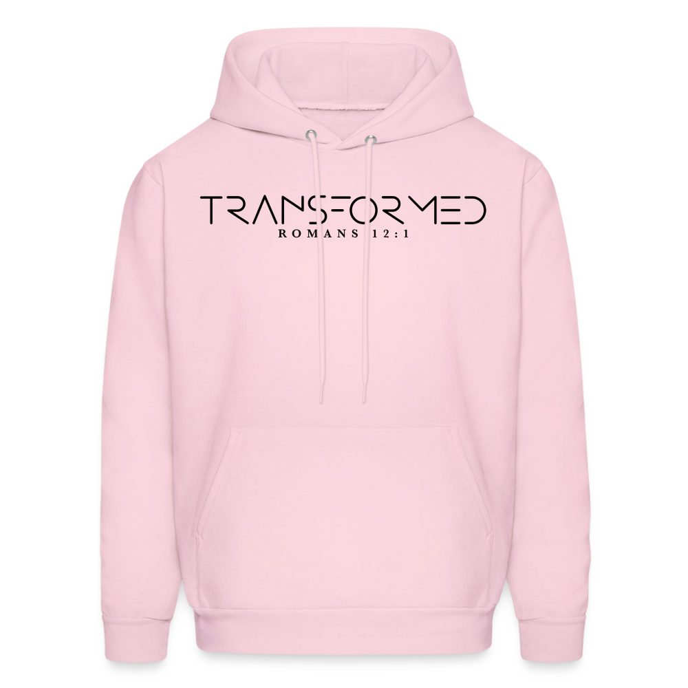 Transformed Men's Hoodie - pale pink