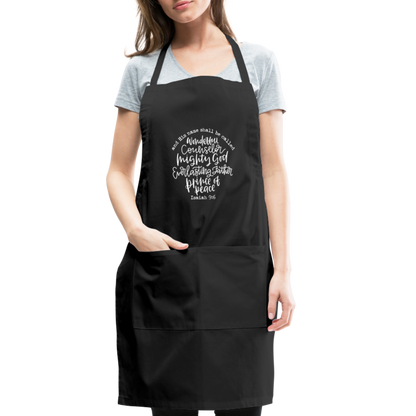 And His Name Shall Be Called Apron - black