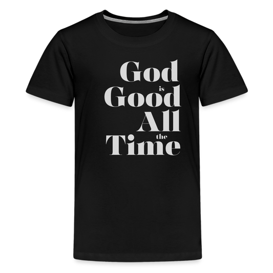 God is Good Kids' Premium T-Shirt - black